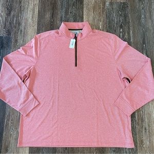 Johnnie-O Farber Red Golf Quarter-zip Pullover Men’s XXL/2XL NWT MSRP $148.
